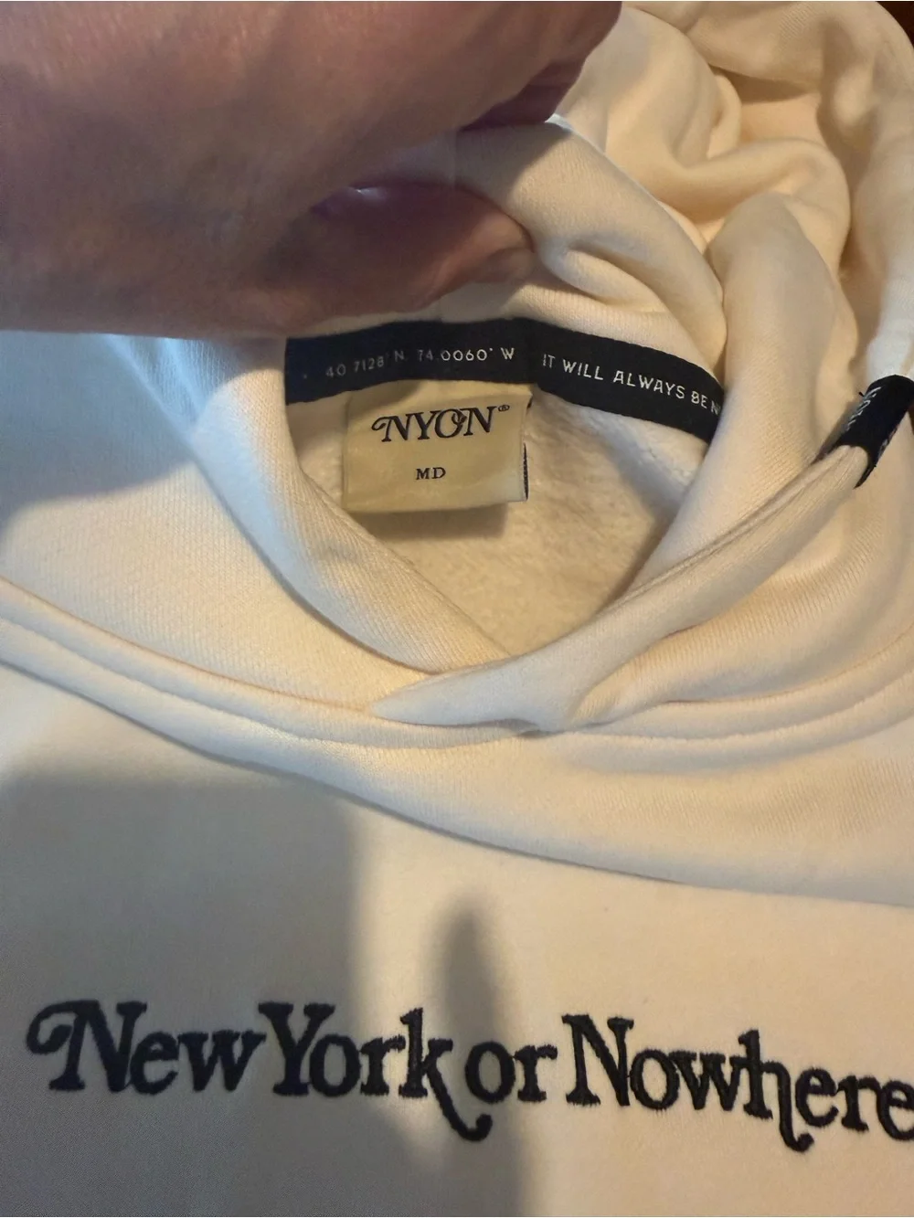 New York Or Nowhere cream colored